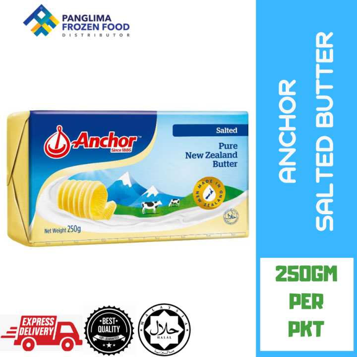 ANCHOR SALTED BUTTER (250G) [KLANG VALLEY ONLY] Lazada