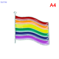 ?【Lowest price】SUTAI กระเป๋าเป้สะพายหลังเข็มกลัดเคลือบรูปหัวใจน่ารัก