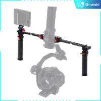 Shiwaki Dual Handle Grip 1/4 "Extension Position Aluminium Alloy For DJI Rsc2 RS2