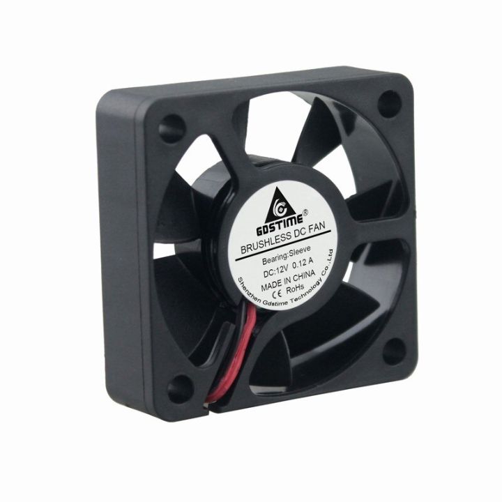 100-pieces-lot-gdstime-5cm-50mm-x-15mm-dc-12v-2pin-mini-brushless-pc-computer-case-cooler-cooling-fan-cooling-fans