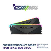 RAM CORSAIR VENGEANCE RGB RT DDR4 16GB (8X2) 3600MHz - COMMA