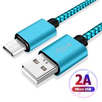 ✿∋✻ USB A 2.0 to Micro B Charger Cable High Speed Data Charging For Samsung Xiaomi Smart Device Data Charging Cable Nylon Braided