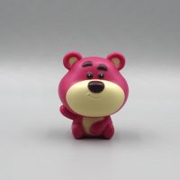 Toy Story 12Piece 6.5Cm Big Head Strawberry Bear Figure Collection Toys Lotso Bear Decorations Figure Toys