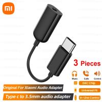 Xiaomi Usb ดั้งเดิม Type C ถึง3.5มม. Aux อะแดปเตอร์เสียงสำหรับ Mi 12X 12 11 Pro 11T Redmi K50 Poco แผ่น F3 5ตัวแปลงหูฟัง