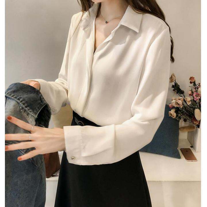 2023-women-long-sleeve-shirt-spring-summer-korean-fashion-plus-size-jacket-designer-womens-clothing-office-business-attire-new