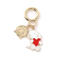 SNOOPY SNOOPY key mens and womens lovely creative students graduation gift metal key ring ring package knob