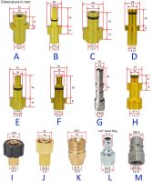 High Pressure Water Gun Connector For Karcher For Nilfisk Snow Foam Lance Foam Nozzle Adapter Car Washer Furniture Protectors Replacement Parts