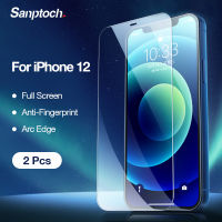 Sanptochปกป้องหน้าจอเต็มกระจกนิรภัยสำหรับiPhone 11 / 12 / 13 Pro Max 12 Mini Arc Edgeฟิล์มป้องกัน