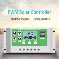 30A MPPT Solar Charge Controller แผงชาร์จพลังงานแสงอาทิตย์ จอแสดงผล Dual USB 10A/20A/30A