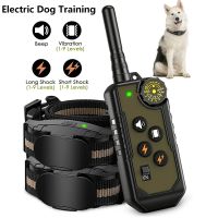 1200M Electric Dog Training Collar With Remote Control With LED Rechargeable Waterproof Training Dogs Collars Apply All Dog