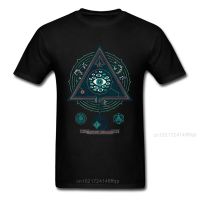 Design All Seeing Eye T Shirt Men T-Shirts Graphic Tshirt Geometric Tops Mandala Tee Octopus Cotton Clothes Father Day Gift 【Size S-4XL-5XL-6XL】