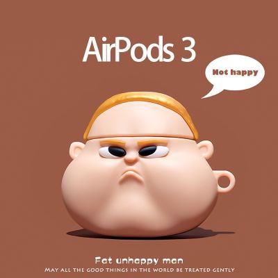 Little fat man กับหมวก compatible AirPods3 case สำหรับ AirPods (3rd ) 2021 ใหม่ หูฟังสำหรับ AirPodsPro กรณี AirPods2gen