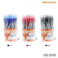 ปากกาหมึกน้ำมัน Pencom แบบกดสีดำ แดง น้ำเงิน รุ่นOG37A-2