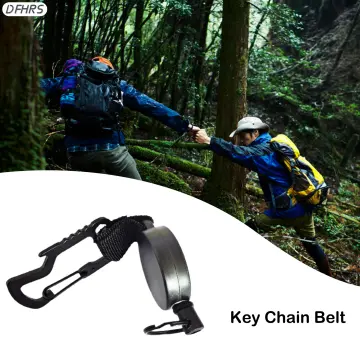 Removable Keyring Quick Release Keychain Dual Detachable Key Ring Snap Lock  Holder Steel Pull-Apart Key Rings