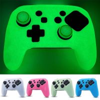 Glow in Dark Luminous Soft Silicon Case For Switch pro Games Accessories Gamepad Joystick Cover For Switch pro Controller Skin Wall Stickers Decals