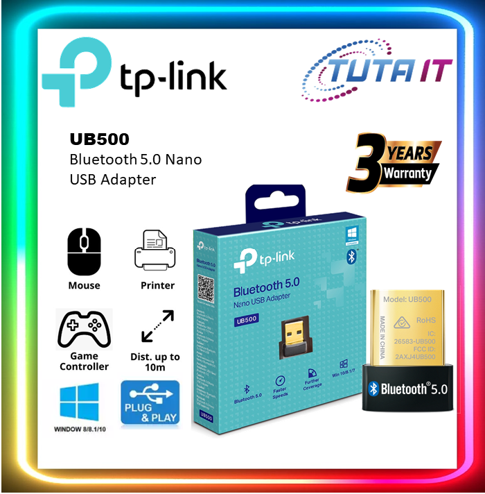 TP-Link UB500 Bluetooth 5.0 Nano USB Adapter | Lazada