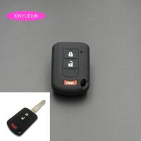 ☍◙■ Xinyuexin dla Mitsubishi gumy silikonowej kluczyki ASX Outlander Lancer EX Galant Pajero klucz przypadku 3 przycisk Car Styling