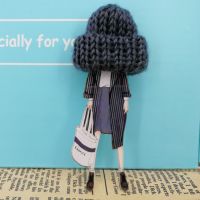 【YF】 Fashion Brooch Pins for Woman Brooches Cartoon Kawaii Pompom Clothing Jewelry Accessories