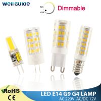 [HOT QQZIWWUJJWG 104] LED G4 G9โคมไฟ Led Light E14หลอดไฟ LED 7W 9W 10W 12W 220V AC12V COB SMD 2835 LED ไม่มีการสั่นไหว Dimmable เซรามิคเปลี่ยนหลอดฮาโลเจน