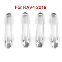 สำหรับโตโยต้า Rav4มือจับประตูโครเมี่ยมครอบคลุมโครเมียมอุปกรณ์จัดแต่งทรงผม2006 2007