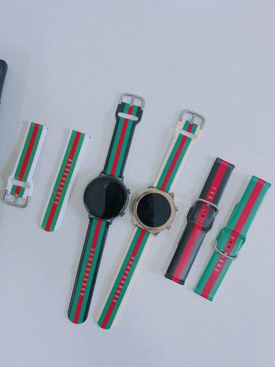 พร้อมส่ง-สายนาฬิกา-แบบเข็มขัด-ทำลายแถบสี-gc-ใช้ได้กับ-maimo-watch-hauwei-watch-samsung-smart-watch-dt96-mwone-mk30-dt89