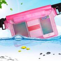 【DT】 hot  Waterproof Waist Bag for Beach Swimming PVC Transparent Seal Type Bag for Phone Touchable Colorful Dry Pocket Shoulder Bag