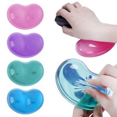 （A LOVABLE） Solid ColorPad EVA WristbandSilicone Mice Mat Wrist Rests For GamePC Laptop Valentine 39; S Day Gift