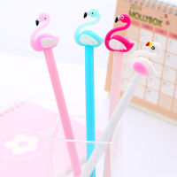 24pcs Novelty Flamingo Pens Funny Cute Kawaii Ballpoint Pen Gel School Blue Girl Stationery Cool Stuff Thing Party Favor Gift