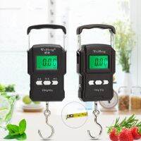 【YF】▨▦✶  Only 5.99 Clearence Sales 0-75Kg Backlight Weighing Hanging Scale with Measuring Tape