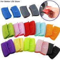 For Better Life 1 Pairs Grip Soft Silicone Pot Holder Sleeve Glove Pan Handle Cover Heat-Resistant Non-Slip Insulation Tools Other Specialty Kitchen T