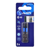 houseshop216-ALCOR ชุดดอกไขควงกระแทก หัวแฉก (2ชิ้น) รุ่น A455112 50MM. การันตีถูกที่สุด