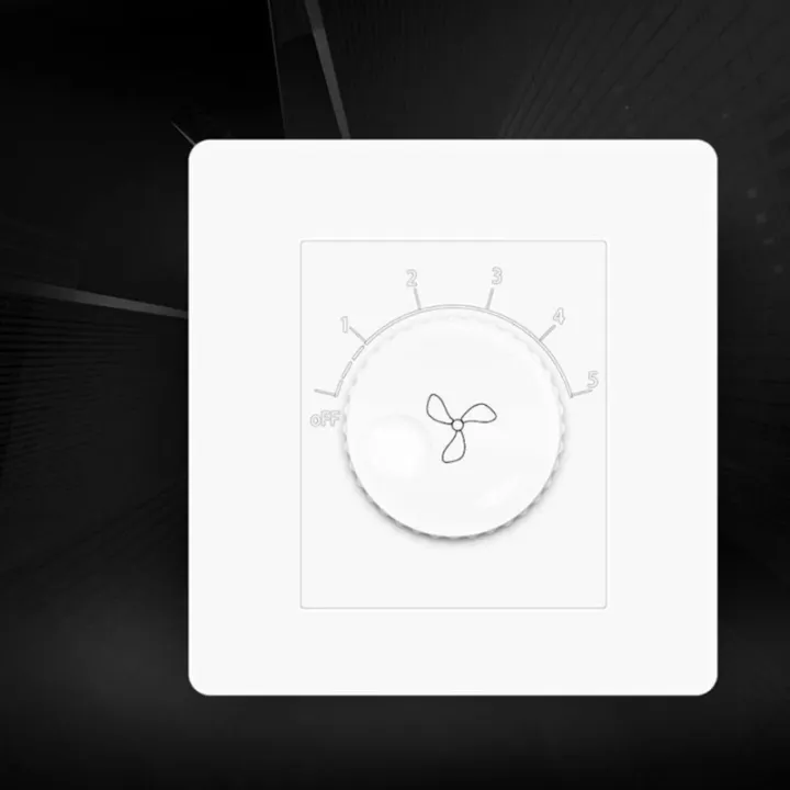 220V Universal Adjustment Ceiling Fan Speed Control Switch Wall Button