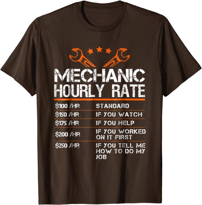 funny-mechanic-hourly-rate-gift-shirt-labor-rates-t-shirt-group-cotton-men-tops-shirt-leisure-company-top-t-shirts