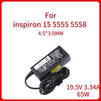 2013ใหม่19.5V 3.34A 65W ที่ชาร์จสำหรับ Inspiron 11 3147 13 7347 15 5555 5558แล็ปท็อปอะแดปเตอร์ AC LA65NS2-01 4.5*3.0มม.