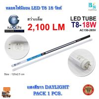 HOT** หลอดไฟนีออน LED T8 หลอดไฟ LED หลอดประหยัดไฟ หลอดไฟบ้าน หลอด LED ยาว หลอดไฟยาว T8 18 วัตต์ IWACHI (แสงสีขาว) แพ็ค 1 หลอด ส่งด่วน หลอด ไฟ หลอดไฟตกแต่ง หลอดไฟบ้าน หลอดไฟพลังแดด