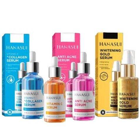 HANASUI Serum Anti Acne / Gold Whitening / Vitamin C / Vitamin C ...