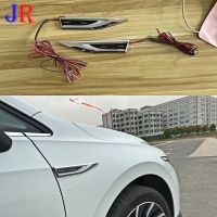 CN(Origin) so handsome Door white Led Side Fender Badge Emblem R Logo For VW Golf 8 MK8 2020 Mark Sticker car accessories