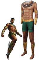 เครื่องแต่งกายคอสเพลย์ผู้ชายภาพยนตร์ Wakanda Forever Namor ชุดคอสเพลย์สวมบทบาทจั๊มสูทแฟนเทเชียเสื้อผ้าเทศกาลฮาโลวีนสำหรับปลอมตัวแต่งตัว