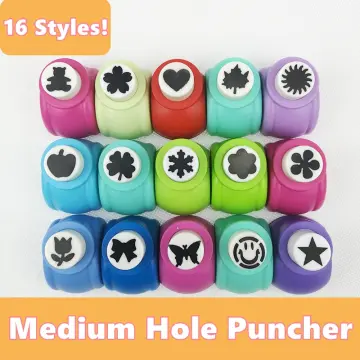 24 Shapes Paper Puncher Paper Cutter DIY Craft Hole Punch Kids Scrapbook  Flowers Punch Scrapbooking Punches Embossing 2.5cm