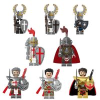 Middle Knight Priest Ages Action Figure Mini Building Block Puzzle Gift Toy Kids