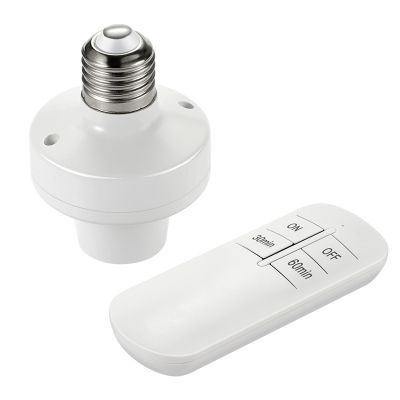 E26 E27 Wireless Remote Control Light Socket Lamp Holder 20M Base ON/Off Smart Switch Socket Range Smart Device