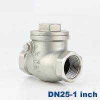 High quality stainless steel 304 switch check valve 1" inch thread DN25 SS201 SS304 316  2 way water swing check ball valve