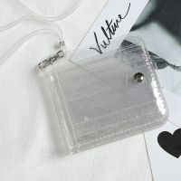 hot！【DT】✥  1Pc Fashion Card Wallet Transparent Small Coin Purse Credit Business ID Holder for Boys