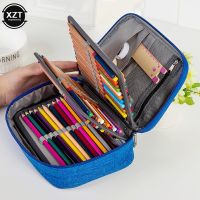 1PCS Multi-function Pencil Bag 72 Slot Large Capacity Painting Pen Holder Storage Box Zipper Bag Gadget Stationery Supplies NEW Pencil Cases Boxes