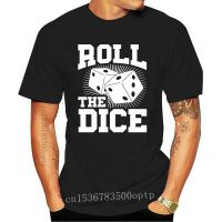 create 100 cotton Round Collar roll the dice Unique Interesting fashion summer Novelty HipHop mens tshirt