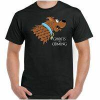 Cartoon network Scooby-Doo mens 100% cotton round neck short -sleeved T-shirt