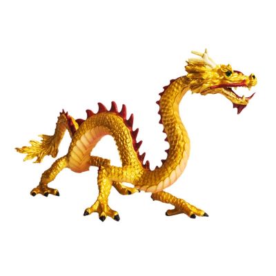 Children present simulation model of myths and legends animal toys Chinese dragon dragon with five claws Oriental dragon mascot