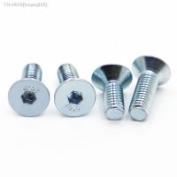 M3 M4 M5 M6 M8 M10 Grade 10.9 Zinc Plated Carbon Steel Bolt DIY Hexagon Hex Socket Flat Head Countersunk Screw