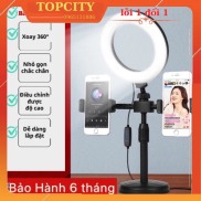 Đèn Livestream Để Bàn 2 Kẹp siêu bền hỗ trợ ánh sáng quay video, tiktok