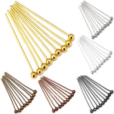 【YF】 Pins para fazer jóias planos Resultados Brincos Acessórios DIY Atacado 20-70mm 100-200Pcs por lote
